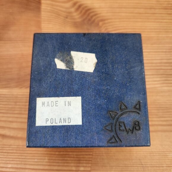 Wooden box by EWB Enchanted World Boxes Etched Wolf Howling Moon Southwestern - Picture 5 of 6